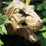 Cap de dinozaur animatronic al T-rex