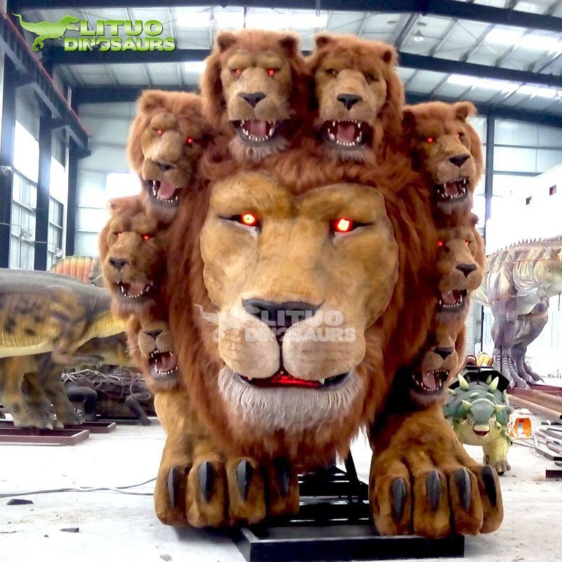 Animatronic Nouă Cap Lion